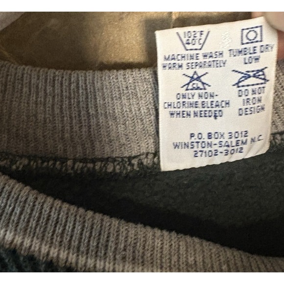 VTG Champion Reverse Weave Sweatshirt Womens Sz L Green Pullover Logo USA - Picture 6 of 8